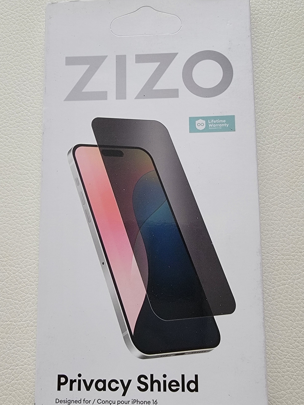 ZIZO Privacy Shield Tempered Glass Screen Protector For Iphone 16